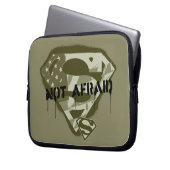 Superman S-Shield | Keine Angst - Logo der US-Camo Laptopschutzhülle (Vorderseite Links)