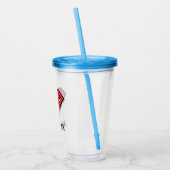 Superman S-Shield | Klassisches Logo Acryltrinkbecher (Links)