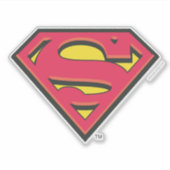 Superman S-Shield | Klassisches Logo Aufkleber (Vorderseite)