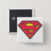 Superman S-Shield | Klassisches Logo Button (Vorne & Hinten)