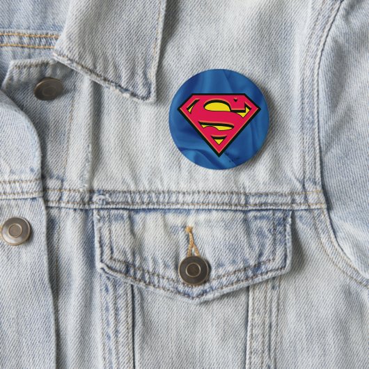 Superman S-Shield | Klassisches Logo Button (Beispiel)