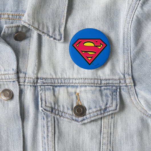 Superman S-Shield | Klassisches Logo Button (Beispiel)