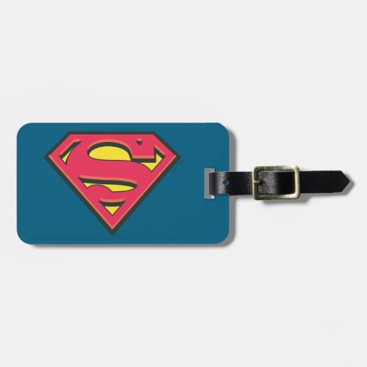 Superman S-Shield | Klassisches Logo Gepäckanhänger (Vorderseite horizontal)