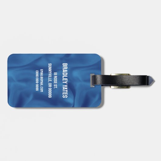 Superman S-Shield | Klassisches Logo Gepäckanhänger (Rückseite horizontal)