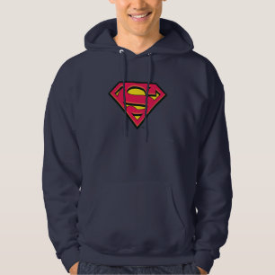 Superman S-Shield Klassisches Logo Hoodie