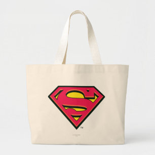 Superman S-Shield Klassisches Logo Jumbo Stoffbeutel