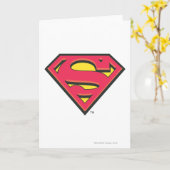 Superman S-Shield | Klassisches Logo Karte (Gelbe Blume)