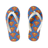 Superman S-Shield | Klassisches Logo Kinderbadesandalen (Fußbett)