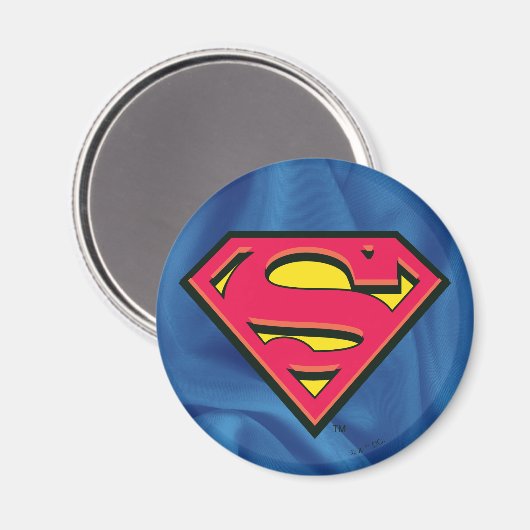 Superman S-Shield | Klassisches Logo Magnet (Vorderseite/Rückseite)