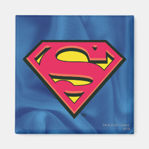 Superman S-Shield   Klassisches Logo Magnet