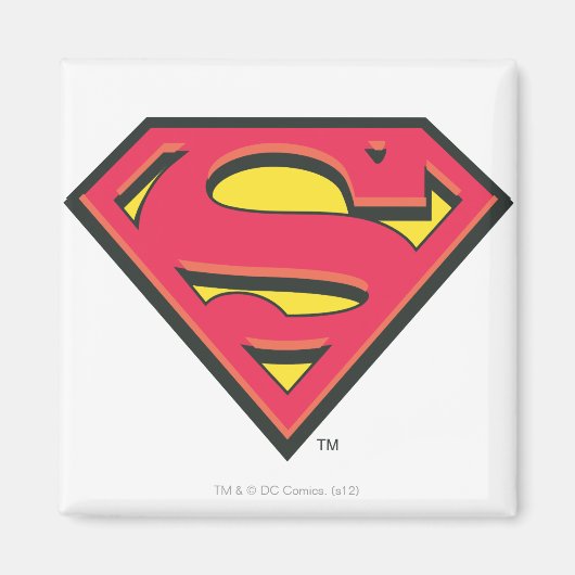 Superman S-Shield | Klassisches Logo Magnet (Vorne)