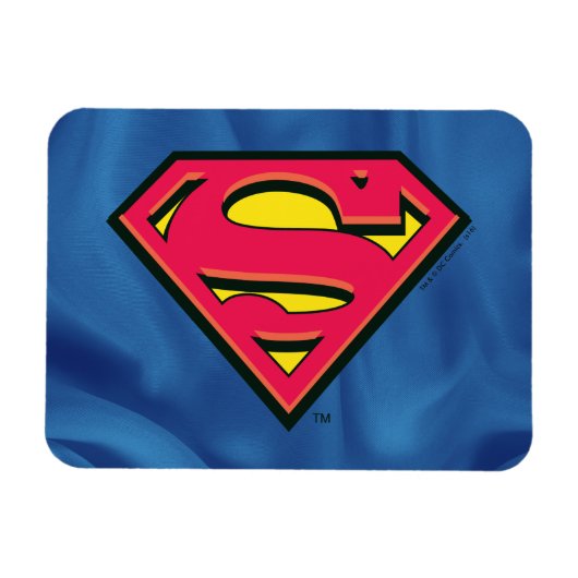 Superman S-Shield | Klassisches Logo Magnet (Horizontal)