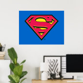Superman S-Shield | Klassisches Logo Poster (Heimbüro)