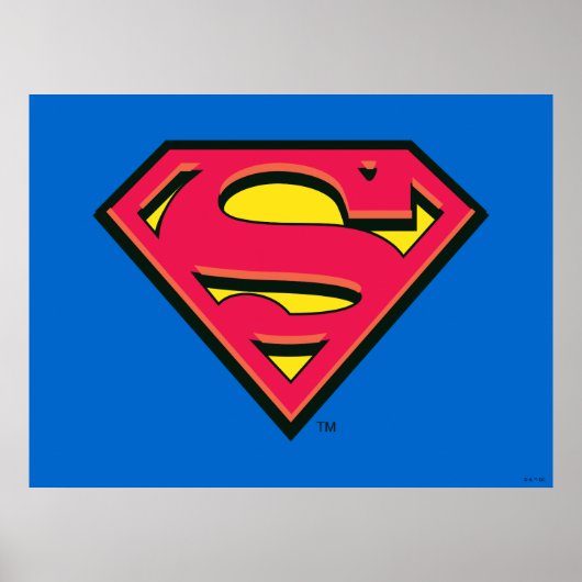 Superman S-Shield | Klassisches Logo Poster (Vorne)
