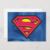 Superman S-Shield | Klassisches Logo Postkarte (Vorne/Hinten)