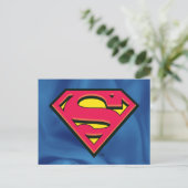 Superman S-Shield | Klassisches Logo Postkarte (Stehend Vorderseite)
