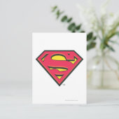 Superman S-Shield | Klassisches Logo Postkarte (Stehend Vorderseite)