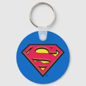 Superman S-Shield | Klassisches Logo Schlüsselanhänger (Rückseite)