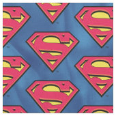 Superman S-Shield | Klassisches Logo Stoff (Nahaufnahme)
