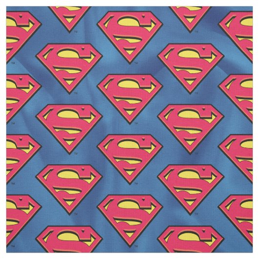 Superman S-Shield | Klassisches Logo Stoff (Muster)