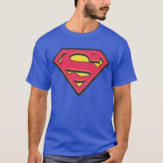 Superman S-Shield | Klassisches Logo T-Shirt (Vorderseite)