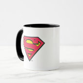 Superman S-Shield | Klassisches Logo Tasse (Vorderseite Links)