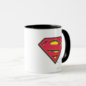 Superman S-Shield | Klassisches Logo Tasse (VorderseiteRechts)