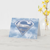 Superman S-Shield | Light Blue City Logo Karte (Gelbe Blume)