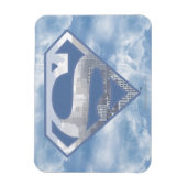 Superman S-Shield | Light Blue City Logo Magnet (Vertikal)