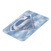 Superman S-Shield | Light Blue City Logo Magnet (Linke Seite)