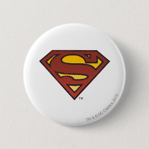 Superman S-Shield   Logo für ausgeblendete Punkte Button