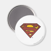 Superman S-Shield | Logo für ausgeblendete Punkte Magnet (Vorderseite/Rückseite)