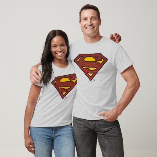 Superman S-Shield | Logo für ausgeblendete Punkte T-Shirt (Unisex)