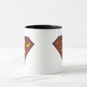 Superman S-Shield | Logo für ausgeblendete Punkte Tasse (Zentrum)