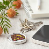 Superman S-Shield | Logo in der Zeitung Schlüsselanhänger (Seite)