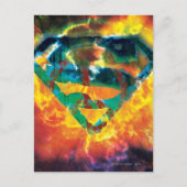 Superman S-Shield | Logo mit Friedensstempel Postkarte (Vorderseite)