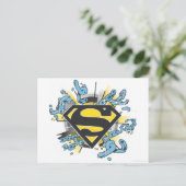 Superman S-Shield | Logos für Ketten Postkarte (Stehend Vorderseite)