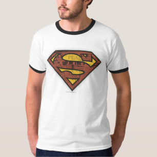 Superman S-Shield   Newspaper Logo T-Shirt