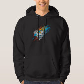 Superman S-Shield | Paint Streaks Logo Hoodie (Vorderseite)