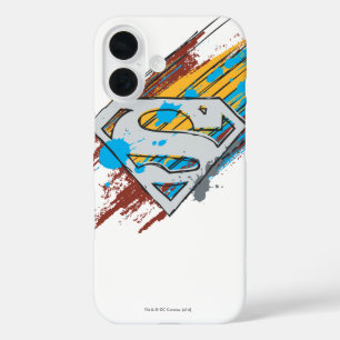 Superman S-Shield   Paint Streams Logo iPhone 16 Hülle
