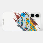 Superman S-Shield | Paint Streams Logo Case-Mate iPhone Hülle (Rückseite (Horizontal))
