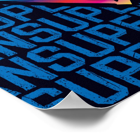 Superman S-Shield | Rainbow-Logo Poster (Ecke)