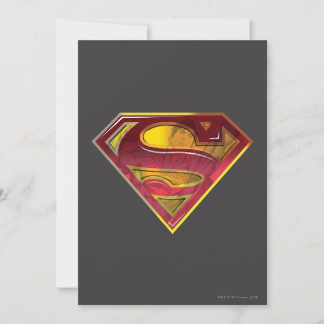 Superman S-Shield | Reflektions-Logo (Vorderseite)