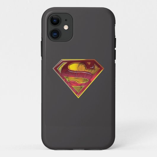 Superman S-Shield | Reflektions-Logo Case-Mate iPhone Hülle (Rückseite)