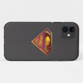 Superman S-Shield | Reflektions-Logo Case-Mate iPhone Hülle (Rückseite (Horizontal))