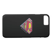 Superman S-Shield | Reflektions-Logo Case-Mate iPhone Hülle (Rückseite (Horizontal))