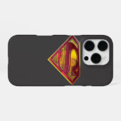 Superman S-Shield | Reflektions-Logo iPhone Hülle (Rückseite (Horizontal))