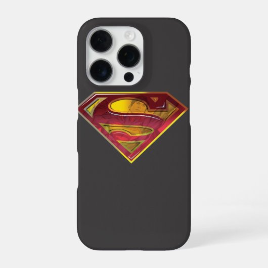 Superman S-Shield | Reflektions-Logo iPhone Hülle (Rückseite)