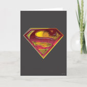Superman S-Shield | Reflektions-Logo Karte (Vorderseite)