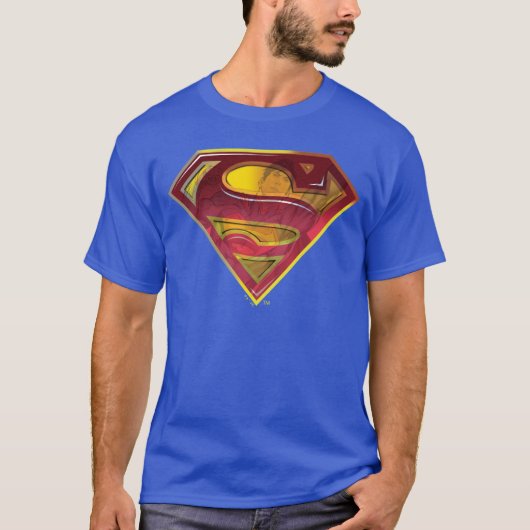 Superman S-Shield | Reflektions-Logo T-Shirt (Vorderseite)